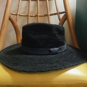 Goorin Brothers Black Raffia Sun Hat